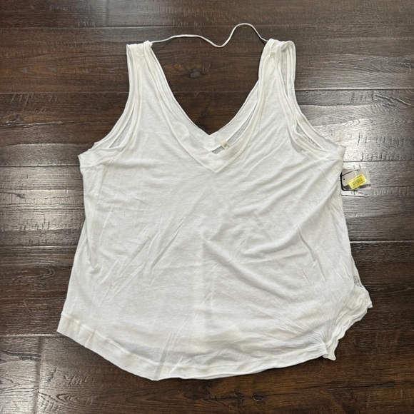 Free People Henry Active White Tank Top Size Small Women - Picture 2 of 9
